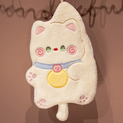 Cute Kitty Hanging Hand Towels