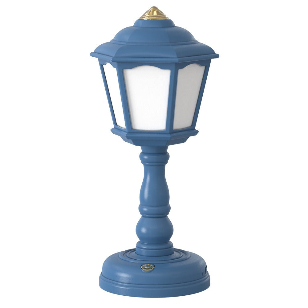 Retro Lamp Night Light Desk Lamp Blue