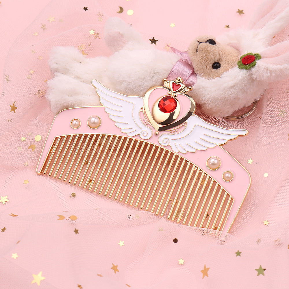 Moon Kitty Enamel Princess Comb