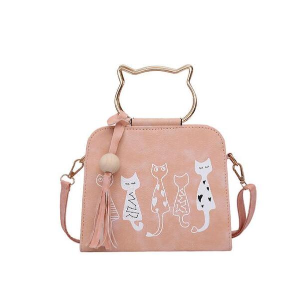 Cartoon Kitties Casual Handbag