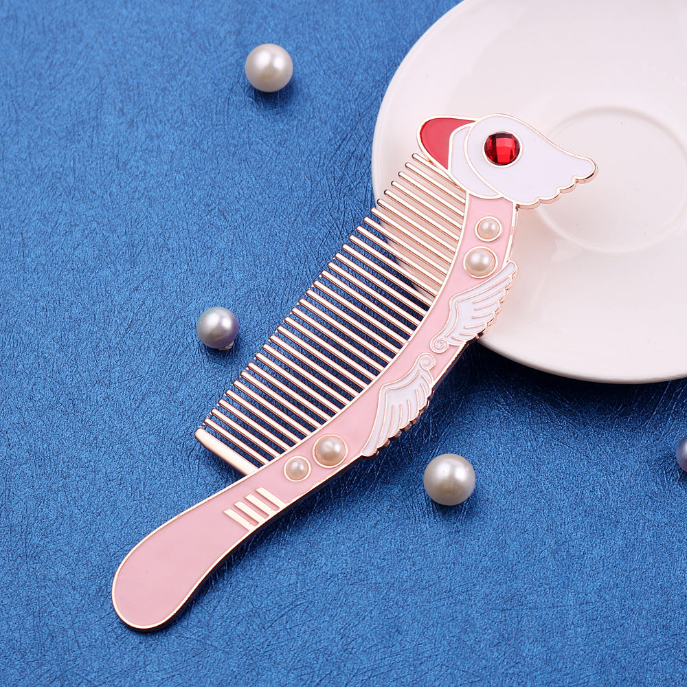 Moon Kitty Enamel Princess Comb