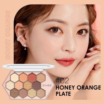 Honeycomb Earth Tones 12-Color Eyeshadow Palette