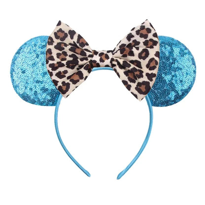 Leopard Print Mouse Ears Headband Collection 7