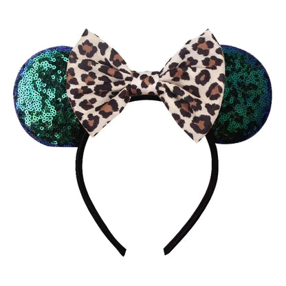 Leopard Print Mouse Ears Headband Collection 12