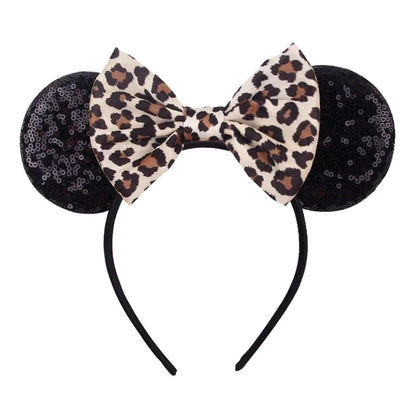 Leopard Print Mouse Ears Headband Collection 8