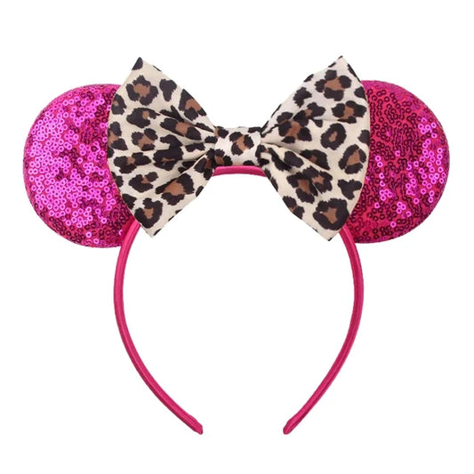 Leopard Print Mouse Ears Headband Collection 2