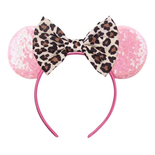 Leopard Print Mouse Ears Headband Collection 5