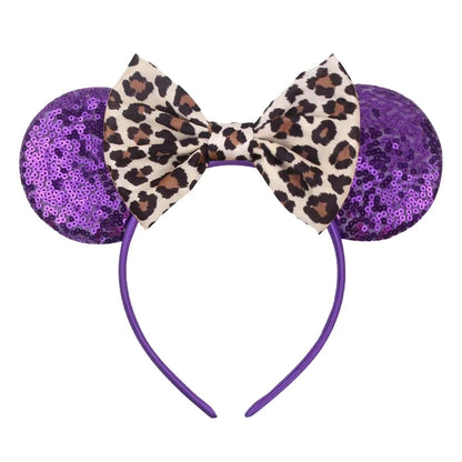 Leopard Print Mouse Ears Headband Collection 1