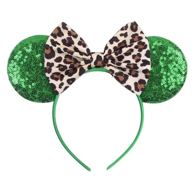 Leopard Print Mouse Ears Headband Collection 14