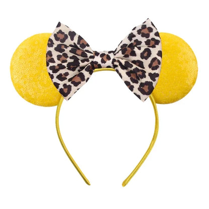 Leopard Print Mouse Ears Headband Collection 9