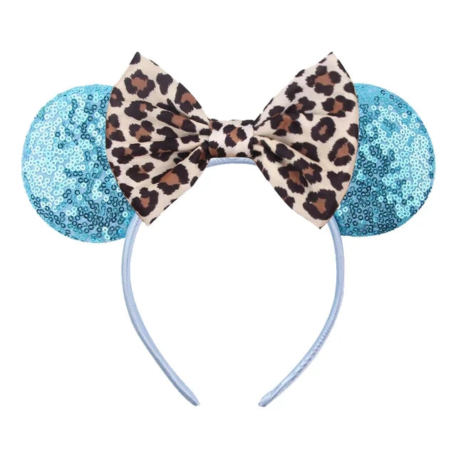 Leopard Print Mouse Ears Headband Collection 13
