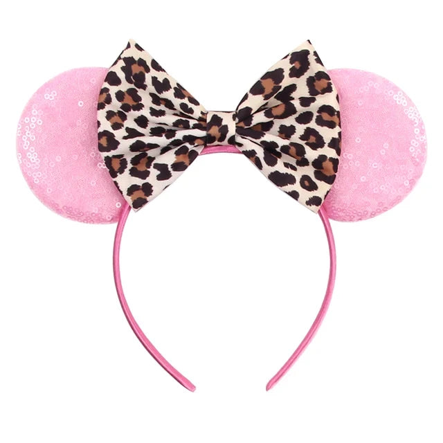 Leopard Print Mouse Ears Headband Collection 11