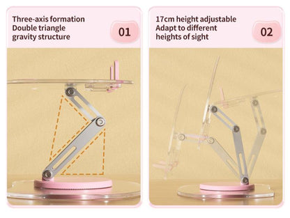 Acrylic Rotating Tablet Stand