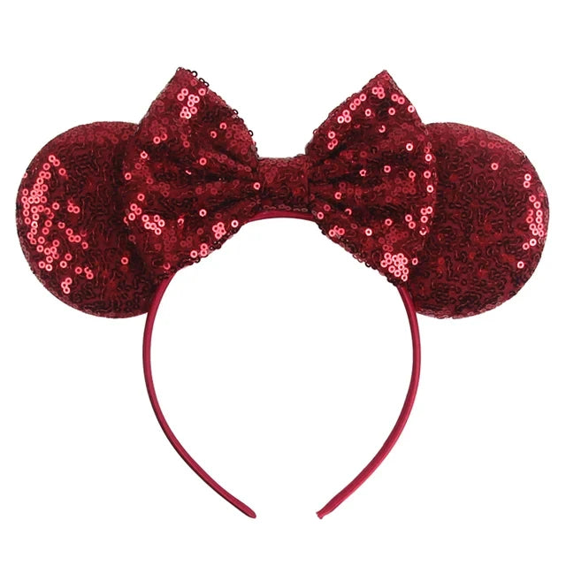 Solid Colors Mouse Ears Headband Collection 4