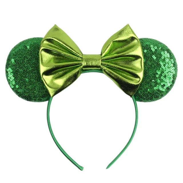 Solid Colors Mouse Ears Headband Collection 12
