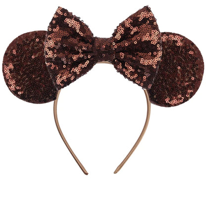 Solid Colors Mouse Ears Headband Collection 36