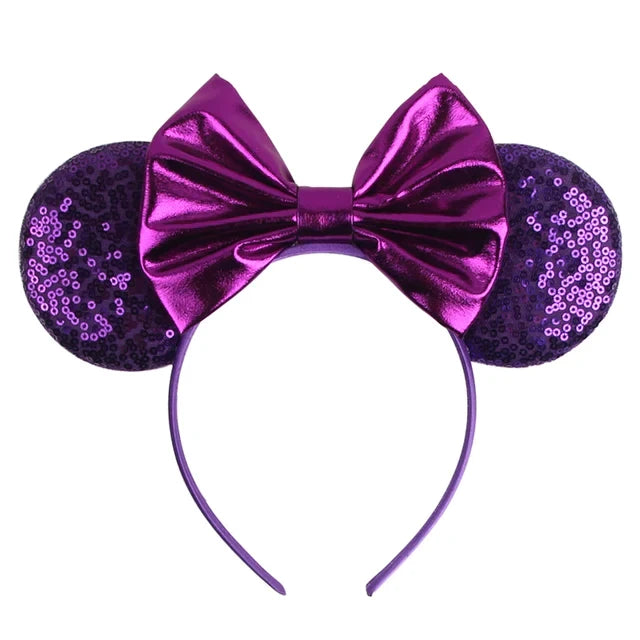Solid Colors Mouse Ears Headband Collection 16