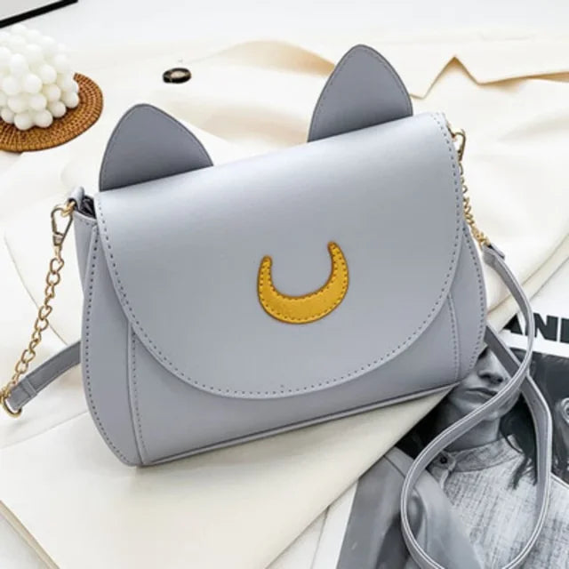 Luna Cat Vegan Leather Handbag