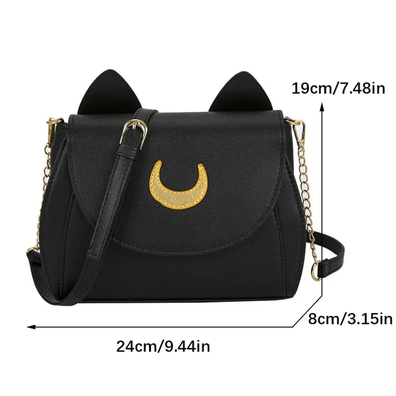 Luna Cat Vegan Leather Handbag