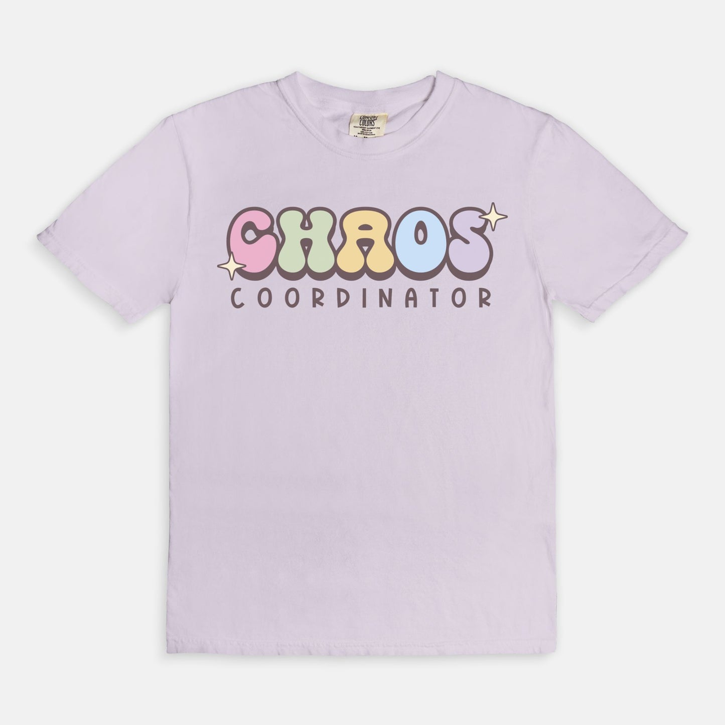 Chaos Coordinator Comfort Colors Tee Orchid