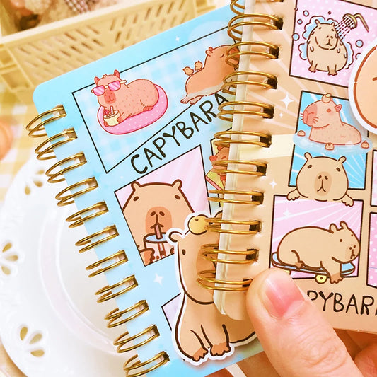 Capybara Mini Tabbed Notebooks